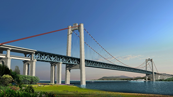 連鎮(zhèn)鐵路五峰山長(zhǎng)江大橋主纜索股制作